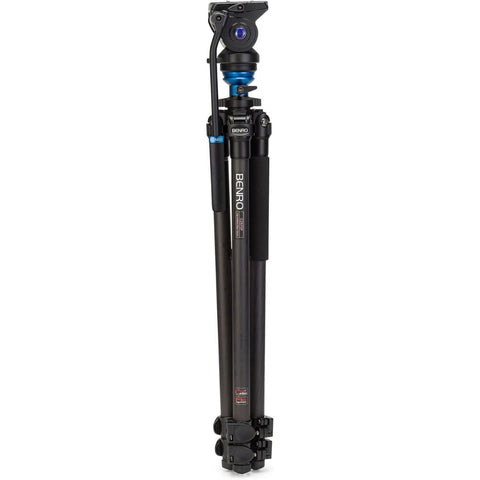 Benro A2573FS4 Single Leg Video Tripod Kit, Black