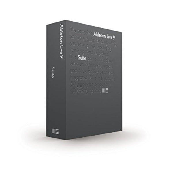 Ableton Live 9 Suite Ableton Live 9 Suite Multi-Track Audio Recording with Sound Library