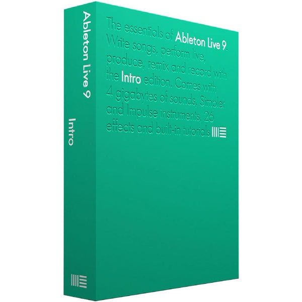 Ableton Live 9 Intro Ableton Live 9 Intro DJ and Mixing Software with Sound Library