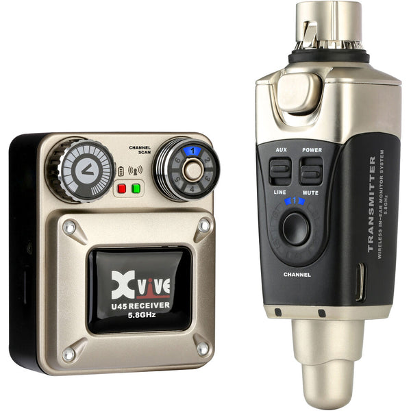 Xvive Audio U45 Wireless In-Ear Monitor System (5.8 GHz)