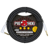 Pig Hog PHSH186GRR Hex Series Silent Cable, Grey, 18.6 Feet (Pair)