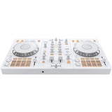 Pioneer DJ DDJ-FLX4 2-deck rekordbox and Serato DJ Controller - White, Limited Edition