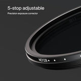 Urth Variable ND Lens Filter Plus+ (77mm, 3 to 7-Stop)