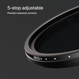 Urth Variable ND Lens Filter Plus+ (82mm, 1 to 5-Stop)