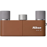 Nikon 4x10D CF Pocket Binoculars (Amber Brown)