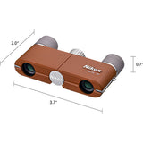 Nikon 4x10D CF Pocket Binoculars (Amber Brown)