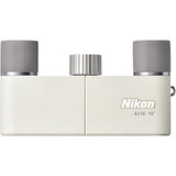 Nikon 4x10D CF Pocket Binoculars (Ivory White)