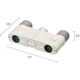 Nikon 4x10D CF Pocket Binoculars (Ivory White)
