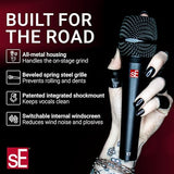 SE ELECTRONICS V7 Dynamic Microphone for Singing, Speech & Studio Recording - XLR Handheld Professional Microphone with Supercardioid Aluminum Voice Coil for Huge Gain Before Feedback - Black
