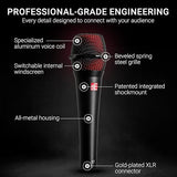 SE ELECTRONICS V7 Dynamic Microphone for Singing, Speech & Studio Recording - XLR Handheld Professional Microphone with Supercardioid Aluminum Voice Coil for Huge Gain Before Feedback - Black