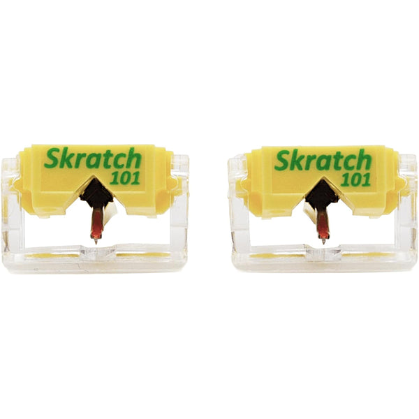 JICO SKRATCH 101 Replacement Styli Compatible with Shure M44-7, JICO J44A 7 & JICO IMPACT (2 pcs)