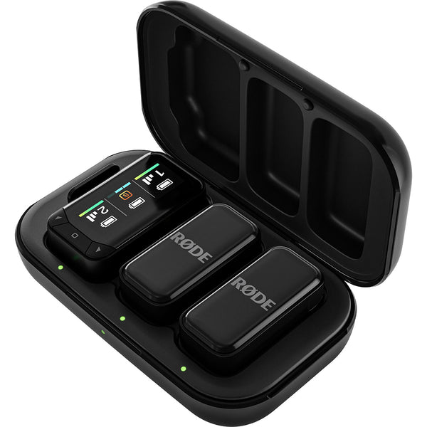 RODE Wireless Micro 2-Person Ultracompact Wireless Microphone Pro System for Cameras and Mobile Devices (2.4 GHz)