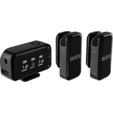 RODE Wireless Micro 2-Person Ultracompact Wireless Microphone Pro System for Cameras and Mobile Devices (2.4 GHz)