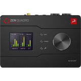 Antelope Audio Zen Quadro USB-C Podcast & Recording Interface — 4 Discrete Studio-Grade Mic Preamps, Pro Conversion & Clocking, Built-In Studio Effects — Bus-Powered — 14-In/10-Out
