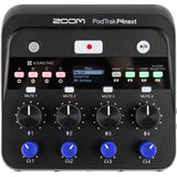 Zoom PodTrak P4next Portable Multitrack Podcast Recorder Bundle with SanDisk 32GB Ultra UHS-I microSDHC Memory Card with SD Adapter, Varta High-Energy 1.5V AA LR6 Alkaline Battery (4-Pack)