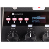 Zoom PodTrak P4next Portable Multitrack Podcast Recorder Bundle with 32GB microSD card, AAA batteries, ZDM-1 mic pack, headphones, and Tabletop Stand