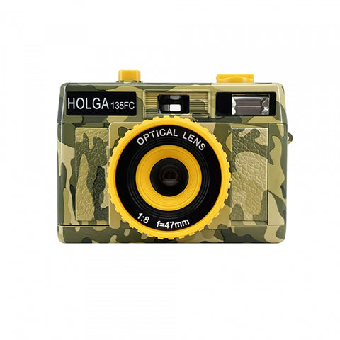 Mother Mantis: Holga 135FC 35mm Film Camera - Green Camo Holga
