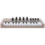 Arturia MiniLab 3 Champagne — 25 Key USB MIDI Keyboard Controller With 8 Multi-Color Drum Pads, 8 Knobs and Music Production Software Included