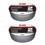 ProX Commercial-Grade Gaffer Tape (2" x 60 yd, Black) (2 Pack)