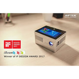 Aiptek iBeamBLOCK L400 400-Lumen HD DLP Pico Projector Bundle