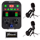 Zoom PodTrak P2 Dual USB Mic Recorder for Podcasters
