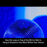 Eliminator Lighting Mirror Ball (12")