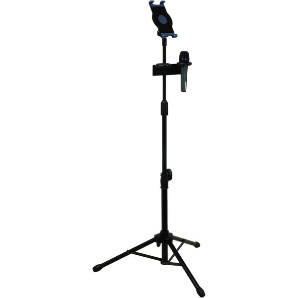 VocoPro MS-UT Universal Tablet Tripod Stand with Dual Mic Holder