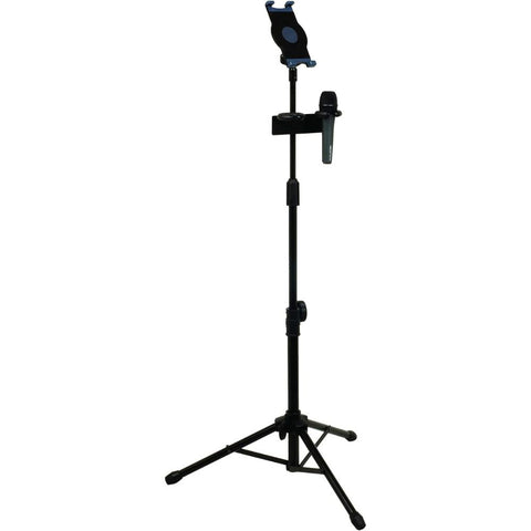 VocoPro MS-UT Universal Tablet Tripod Stand with Dual Mic Holder