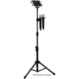 VocoPro MS-UT Universal Tablet Tripod Stand with Dual Mic Holder