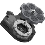 ZEAPON Revolver Quick Release Plate Camera DSLR Clamp Mounting Adapter Quick Setup Kit for Canon/Sony/Nikon Cameras, Zhiyun/DJI Stabilizers, Manfrotto Tripod, Anti-Unlock Safety Design