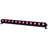 American DJ UBL12H RGBAL+UV Linear Light Bar with Diffusion Filter (12 LEDs) (2 Pack) Bundle with Kopul DMX55P-025-S Studio Series 5-Pin DMX Cable (25') (2 Pack)