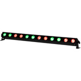 American DJ UBL12H RGBAL+UV Linear Light Bar with Diffusion Filter (12 LEDs) (2 Pack) Bundle with Kopul DMX55P-025-S Studio Series 5-Pin DMX Cable (25') (2 Pack)