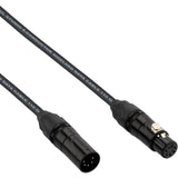 American DJ UBL12H RGBAL+UV Linear Light Bar with Diffusion Filter (12 LEDs) (2 Pack) Bundle with Kopul DMX55P-025-S Studio Series 5-Pin DMX Cable (25') (2 Pack)