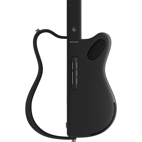LAVA GENIE Stringless Guitar with Travel Case Black