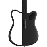 LAVA GENIE Stringless Guitar with Travel Case Black Bundle with Rok-It Tripod Guitar Stand, Goby Labs Microphone Sanitizer