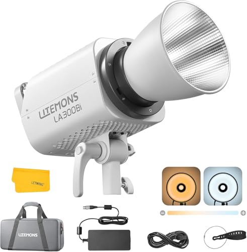 Godox Litemons LA300Bi Bi-Color LED Light Kit (White) with Carry Case