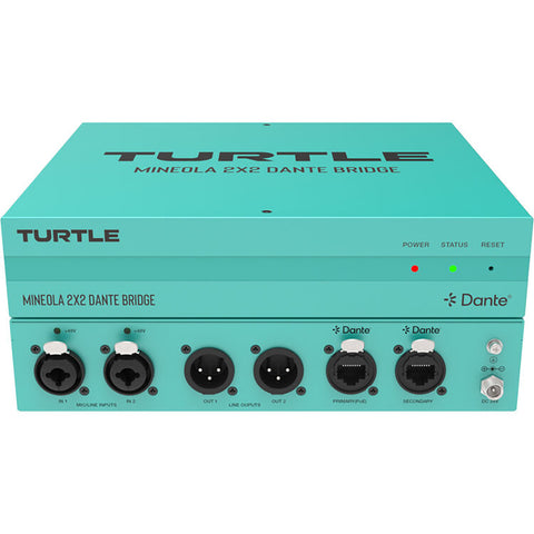 Mother Mantis: Turtle AV Mineola 2x2 Dante Audio Bridge Turtle AV