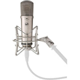 Warm Audio WA-87jr SE Large-Diaphragm Cardioid Condenser Microphone (Nickel) Bundle with Kellards XLR-P20T Pro 20 ft XLR Microphone Cable, Pop Filter
