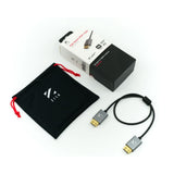 ZILR Hyper-Thin High-Speed HDMI Secure Cable with Ethernet (17.7")