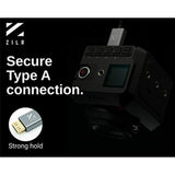 ZILR Hyper-Thin High-Speed HDMI Secure Cable with Ethernet (17.7")
