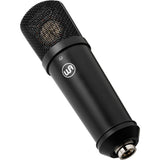 Warm Audio WA-87jr SE Large-Diaphragm Cardioid Condenser Microphone (Black) Bundle with Kellards XLR-P20T Pro 20 ft XLR Microphone Cable, Pop Filter