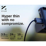 ZILR Hyper-Thin High-Speed Micro-HDMI to HDMI Cable with Ethernet (17.7")