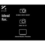 ZILR Hyper-Thin High-Speed Mini-HDMI to HDMI Cable with Ethernet (17.7")