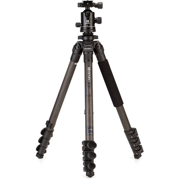 Benro Adventure 8X CF Series 2 Tripod Kit, 4 Section, Flip Lock, B2 Head