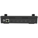 CineTreak Mixer Plus 4-Channel HDMI Streaming Video Switcher with 4.5 Display Bundle with Pearstone Standard Series HDMI to HDMI High-Speed Ethernet Cable 6, Anti-Static Screen Cleaning Wipes (5-Pack)