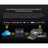 CineTreak STREAM 1 Video Switcher Bundle with Pearstone Standard Series HDMI to HDMI High-Speed Ethernet Cable 6, Anti-Static Screen Cleaning Wipes (5-Pack)
