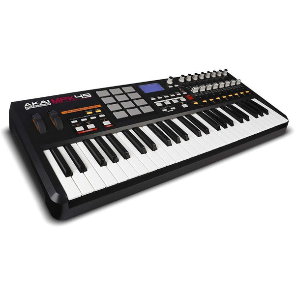 Akai Professional MPK49 | 49-Key USB MIDI Keyboard Controller with MPC Pads
