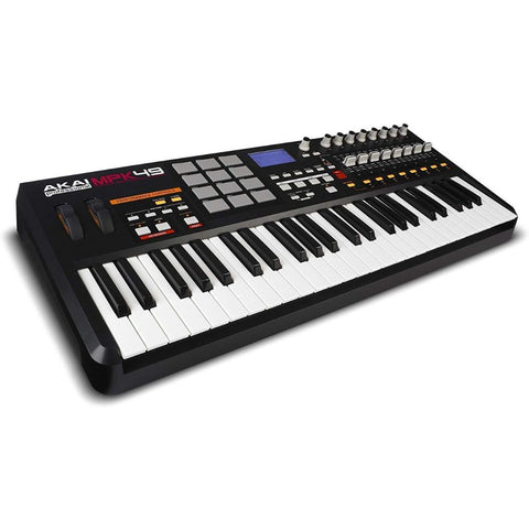 Akai Professional MPK49 | 49-Key USB MIDI Keyboard Controller with MPC Pads