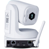 BirdDog X1 PTZ Camera with 30x Optical Zoom (White) (3 Pack) Bundle with BirdDog KBD PTZ Controller with Integrated Screen, Pearstone Standard Series HDMI to HDMI High-Speed Ethernet Cable - Black, 6'