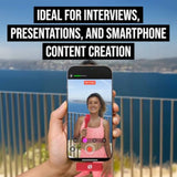 RODE Interview Micro Handheld Mic Adapter for Wireless Clip-On Transmitter (Red)